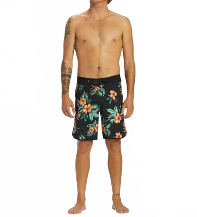 Quiksilver Men's Surfsilk Hawaii Shoreline Board Shorts In Urchin - Black