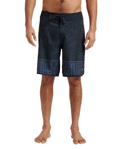 Quiksilver Men's Surfsilk Hi Tribal Scallop Boardshorts In Black