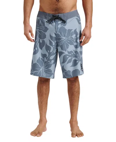 Quiksilver Men's Surfsilk Hibiscus Straight Boardshorts In Blue