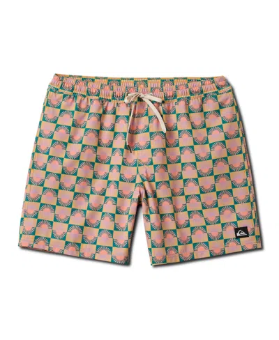 Quiksilver Men's Surfsilk Mix Volley 17 Nb Shorts In Mustard