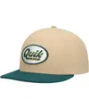 Quiksilver Men's Tan/green Field Posture Adjustable Hat In Tan,green