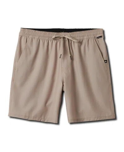 Quiksilver Men's Taxer Amphibian 18 Hybrid Shorts In Taupe