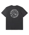 Quiksilver Men's Too Fine Short Sleeve T-shirt In Charcoal Heather