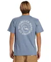 Quiksilver Men's Too Fine Short Sleeve T-shirt In Flint Stone