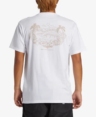 Quiksilver Men's Tropical Horizon Mor Short Sleeve T-shirt In White