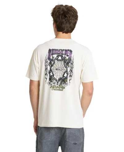 Quiksilver Men's Unlocked Pigment Dye T-shirt In White
