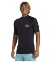 Quiksilver Men's Upf 50 Lycra Short Sleeve T-shirt In Black