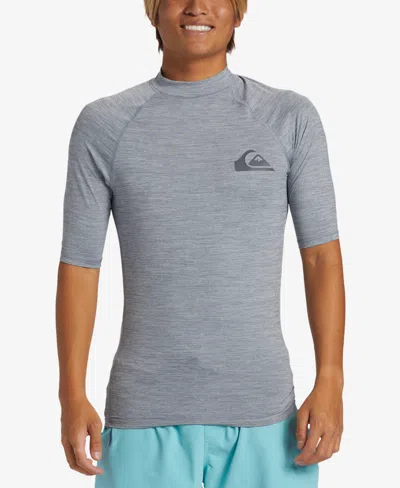 Quiksilver Men's Upf 50 Lycra Short Sleeve T-shirt In Gray