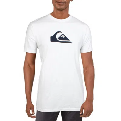 Quiksilver Mens Logo Cotton Graphic T-shirt