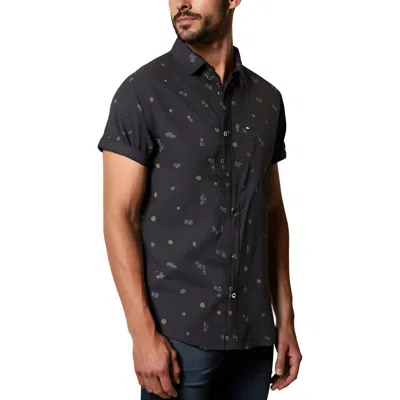 Quiksilver Mens Printed Cotton Button-down Shirt