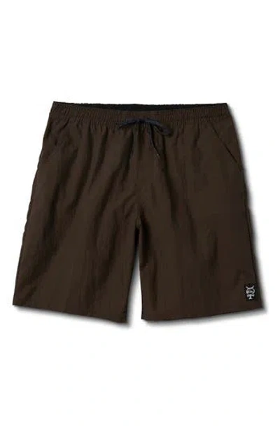 Quiksilver Mercury 20-inch Amphibian Hybrid Shorts In Brown