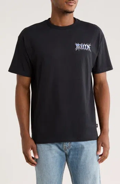 Quiksilver Mercury Chrome Storm T-shirt In Black