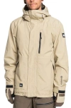 Quiksilver Mission Gore-tex® Waterproof Warmflight® Insulated Jacket In Twill