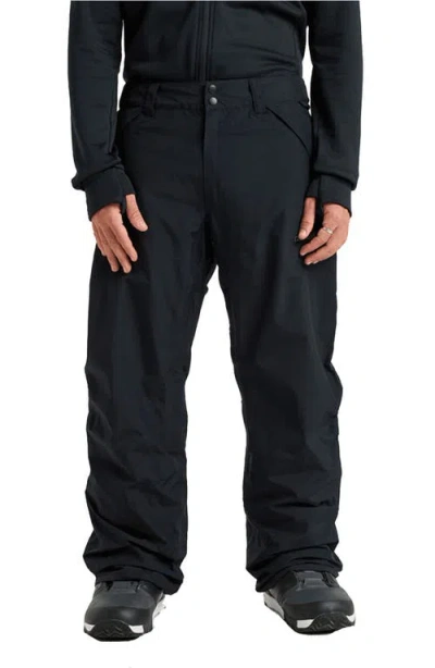 Quiksilver Mission Gore-tex® Waterproof Warmflight® Insulated Recycled Polyester Snow Pants In Black