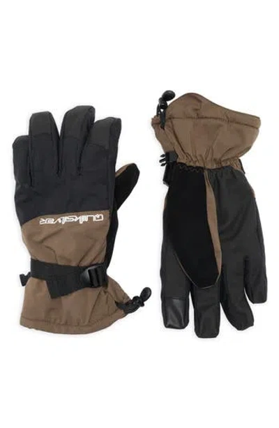 Quiksilver Mission Water Repellent Gloves In Black