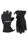Quiksilver Mission Water Repellent Gloves In Black