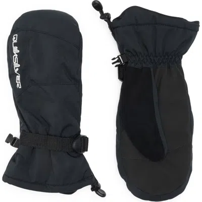 Quiksilver Mission Water Repellent Mittens In Blue