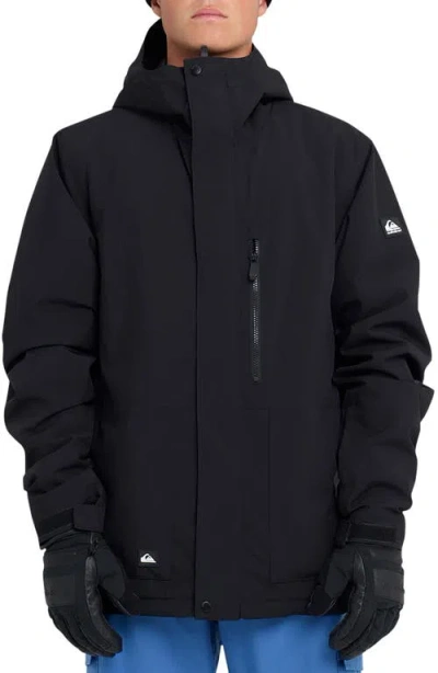 Quiksilver Mission Water Resistant Warmflight® Insulated Jacket In Black