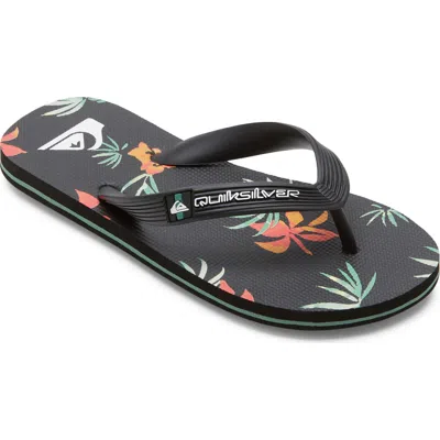 Quiksilver Kids'  Molokai Art Ii Flip Flop In Multi