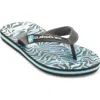 Quiksilver Kids'  Molokai Art Ii Flip Flop In Blue