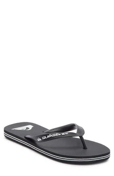 Quiksilver Molokai Core Flip Flop Sandal In Black
