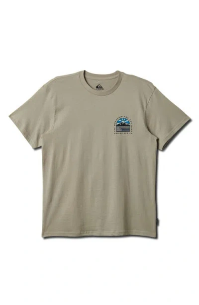 Quiksilver Multi Terrain Graphic T-shirt In Pale Aloe