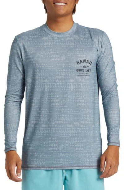 Quiksilver Multiply Surf Long Sleeve Rashguard In Quarry