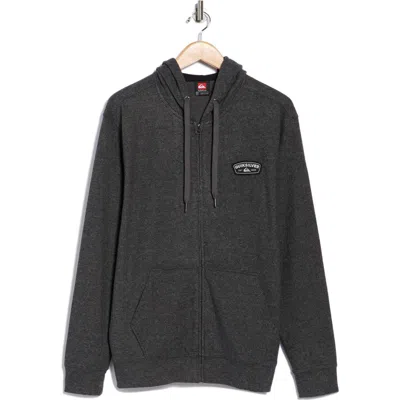 Quiksilver Nate Zip Hoodie In Black
