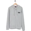 Quiksilver Nate Zip Hoodie In Gray