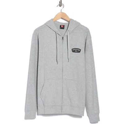 Quiksilver Nate Zip Hoodie In Gray