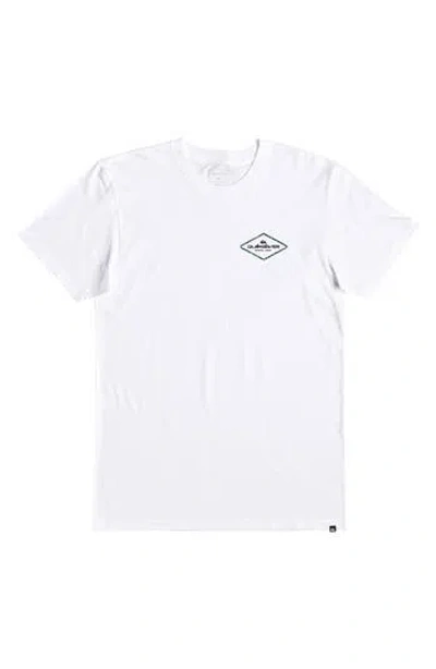 Quiksilver Omni Lock Cotton Graphic T-shirt In White