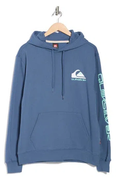 Quiksilver Omni Logo Graphic Hoodie In Brown