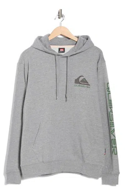 Quiksilver Omni Logo Graphic Hoodie In Gray