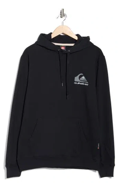 Quiksilver Omni Logo Graphic Hoodie In Gray
