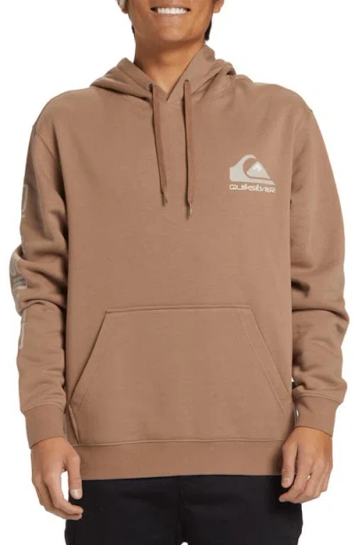 Quiksilver Omni Logo Hoodie In Portabella