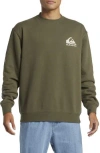 Quiksilver Omni Logo Sweatshirt In Green