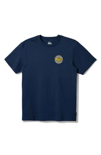Quiksilver Omni Thorns Graphic T-shirt In Blue