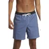 Quiksilver Original Straight Leg Swim Trunks In Vintage Indigo Venture Os Cord