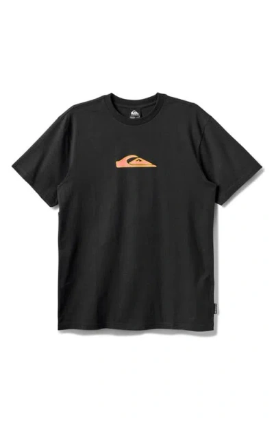 Quiksilver Oval Torch Moe Graphic T-shirt In Black
