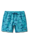 Quiksilver Paradise Found Volley Swim Trunks In Blue