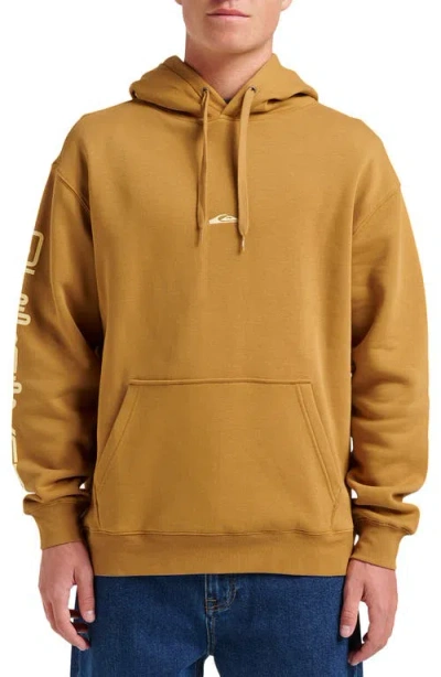 Quiksilver Passage Logo Embroidered Graphic Hoodie