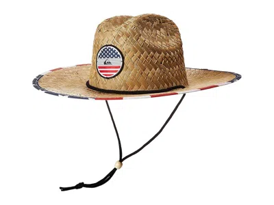 Quiksilver Pierside Straw Hat Safari Hats Bright Cobalt: S-m In Brown