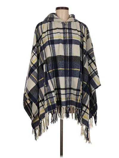 Pre-owned Quiksilver Poncho In Blue