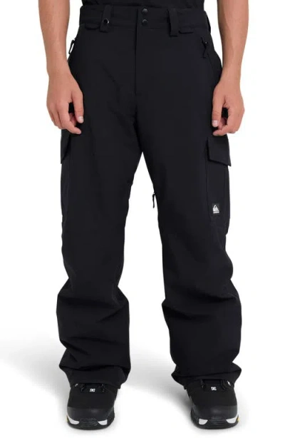 Quiksilver Porter Waterproof Snow Pants In Black