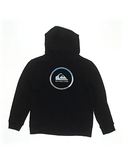 Pre-owned Quiksilver Kids' Pullover Hoodie In Black