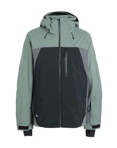 Quiksilver Qs Giacca Snow Mission Plus Jk Man Jacket Military Green Size L Polyester
