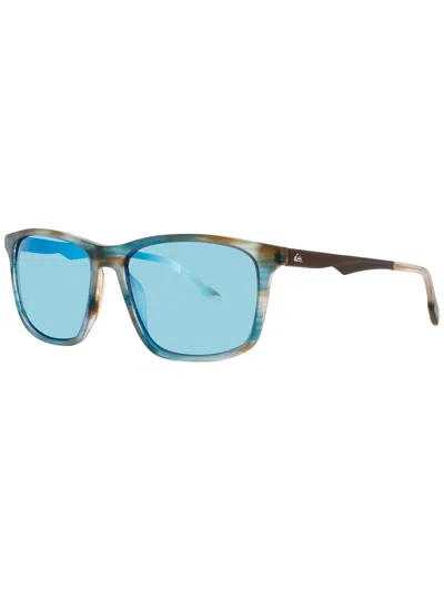 Quiksilver Qs4003 Sunglasses In Mbrn/blu - Matte Brown/blue - Blue Mirrored