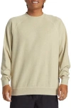 Quiksilver Raglan Sleeve Sweatshirt In Beige