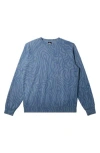 Quiksilver Raglan Sleeve Sweatshirt In Blue