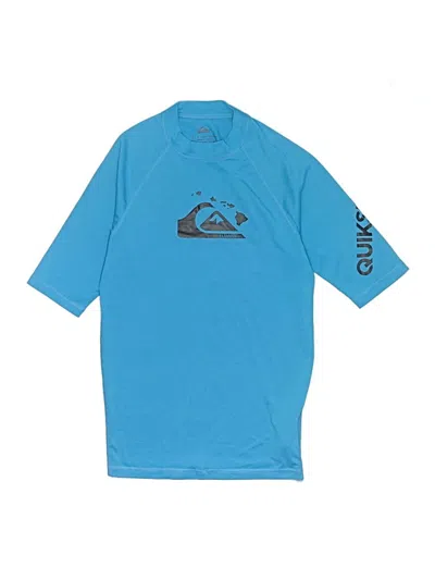 Pre-owned Quiksilver Rash Guard In Blue
